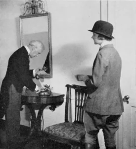 Comodidades de una mansión de 1922