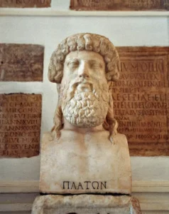 Busto de Platón, discípulo de Sócrates