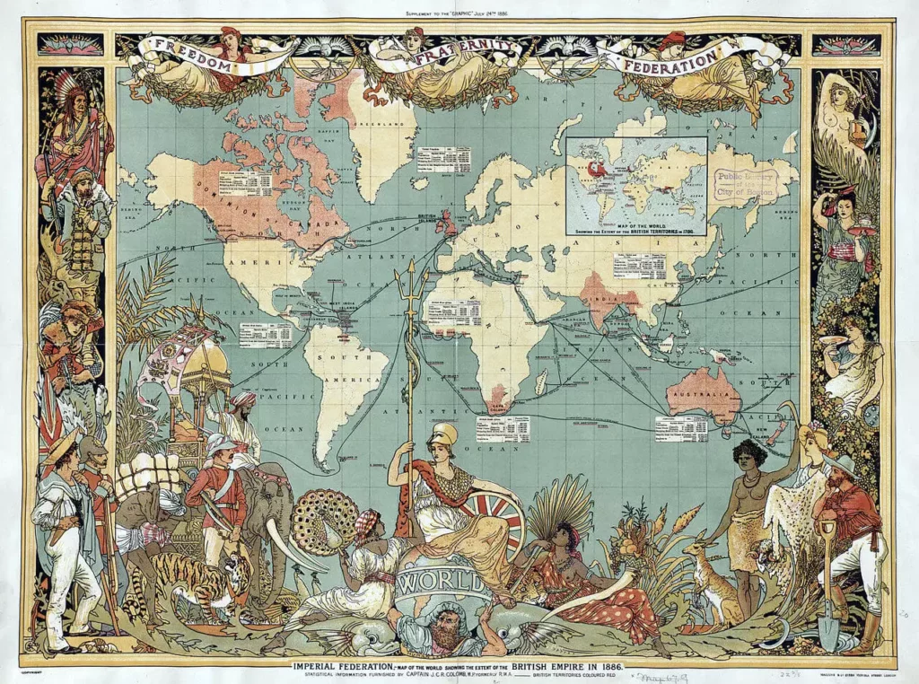 Durante la edad moderna se consolidó el imperialismo europeo