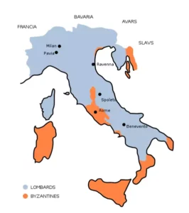 Italia Lombarda en el 751
