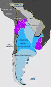 Provincias unidas de sudamérica