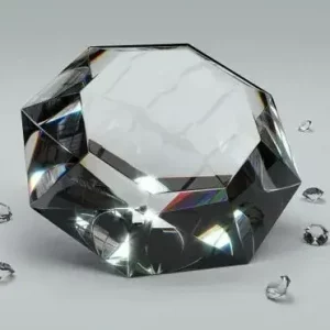 Diamante, ejemplo de un sólido