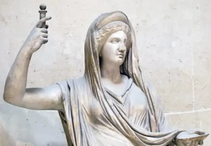 Estatua de la diosa Hera