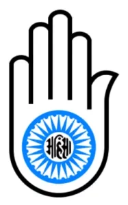 Ahimsa, símbolo del jainismo