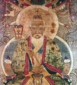 Pintura de LaoTse de la Dinastía Qing, 1644