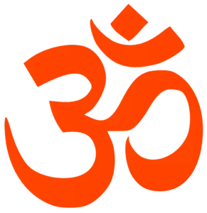Om, símbolo tradicional del hinduismo