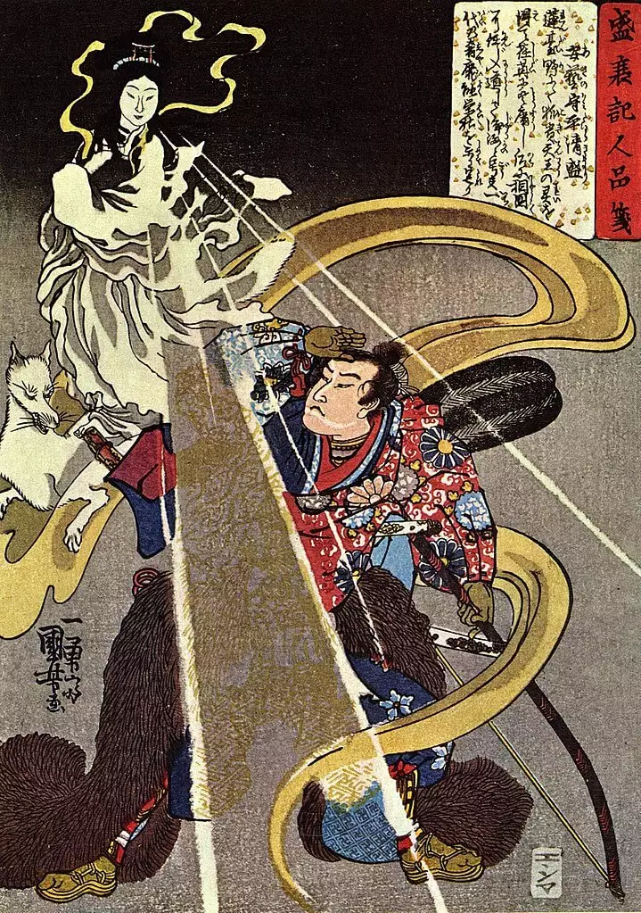 Lienzo de 1798 sobre la aparición de un Kami