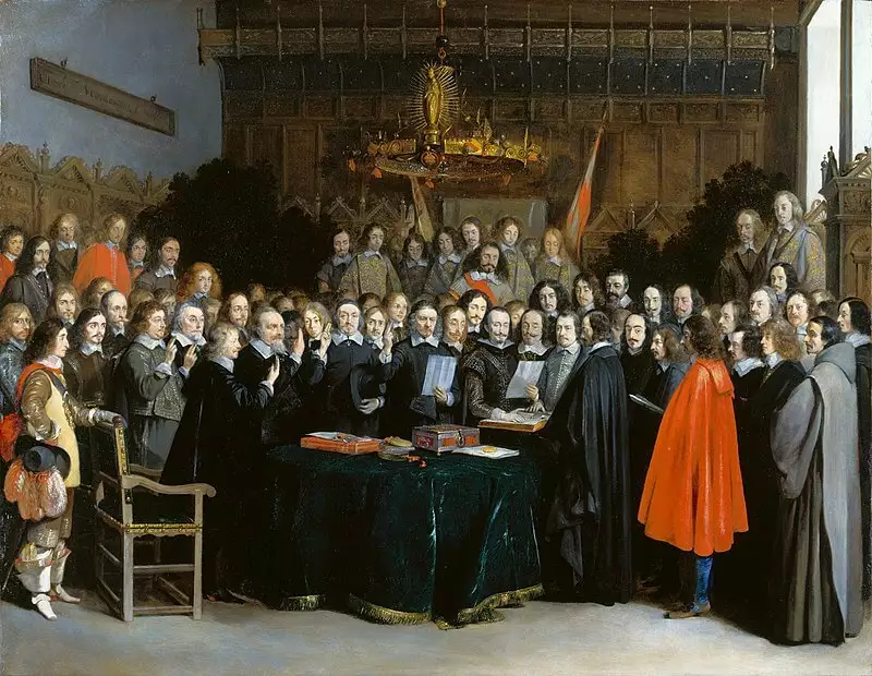 Firma de la Paz en Münster