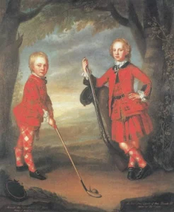 Los McDonald's jugando Golf, de Jeremiah Davison, c. 1695