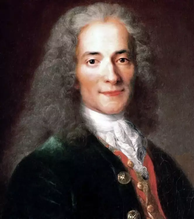 Retrato de Voltaire en 1724 Retrato de Voltaire en 1724