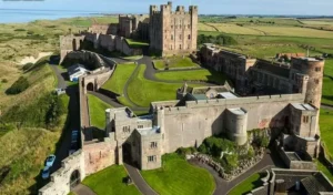 Tierras del castillo de Bamburgh, Inglaterra