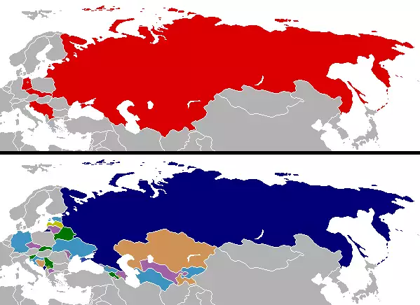 Países que se conformaron luego la caída de la URSS