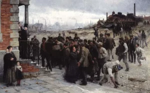 “La Huelga”, Robert Koehler, 1886 “La Huelga”, Robert Koehler, 1886