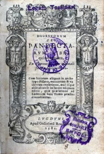 Versión del Digesto de 1581