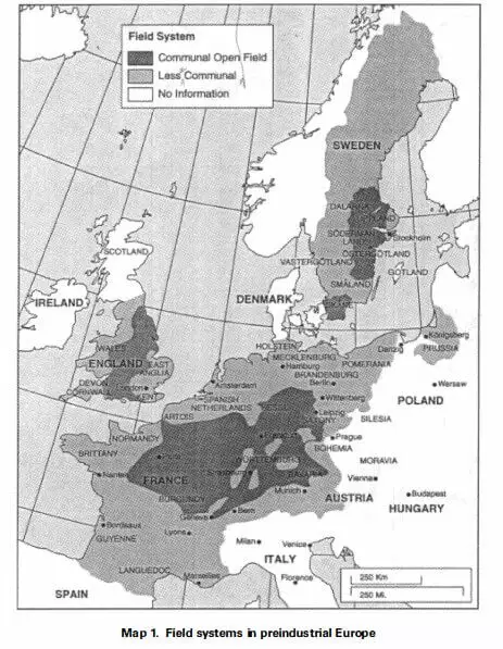 Sistemas de tierras en la Europa preindustrial