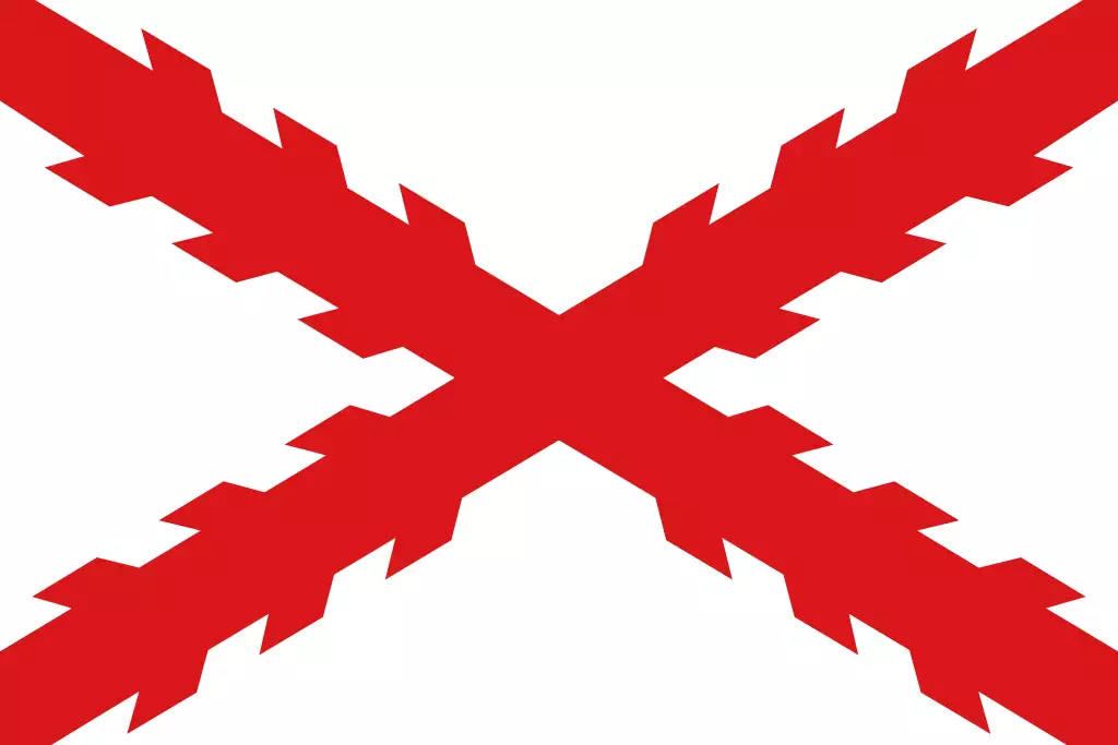 Cruz de Borgoña, Bandera Imperial Española Cruz de Borgoña, Bandera Imperial Española