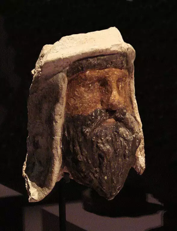 Cabeza de un Sátrapa bactriano del siglo III a. C.