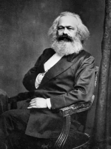 Fotografía de Marx por John Mayall es 1875
