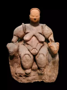 Mujer de Çatalhöyük, Museo de Anatolia Mujer de Çatalhöyük, Museo de Anatolia