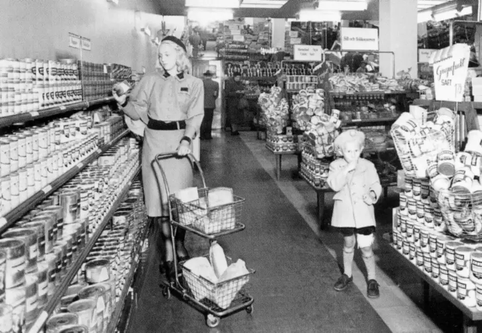Supermercado sueco en 1941