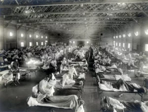 Hospital militar en Kansas, 1919