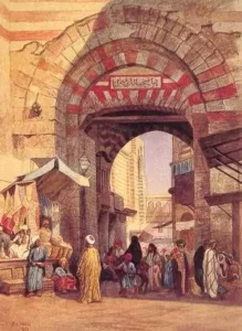 Bazar retrasado en 1849, “Los Moros”