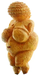 Venus de Willendorf, símbolo del rol de la mujer en el paleolítico (28 000 a. C.)