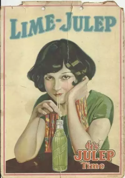Publicidad de refrescos en los años 20's