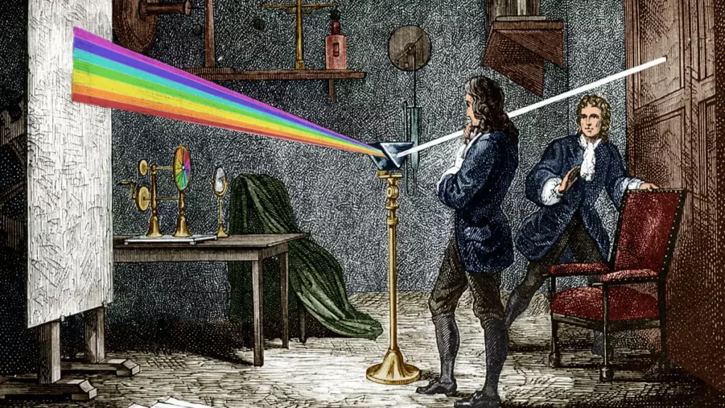Isaac Newton estudió a lo largo de toda su vida los fenómenos físicos de la naturaleza, como la luz