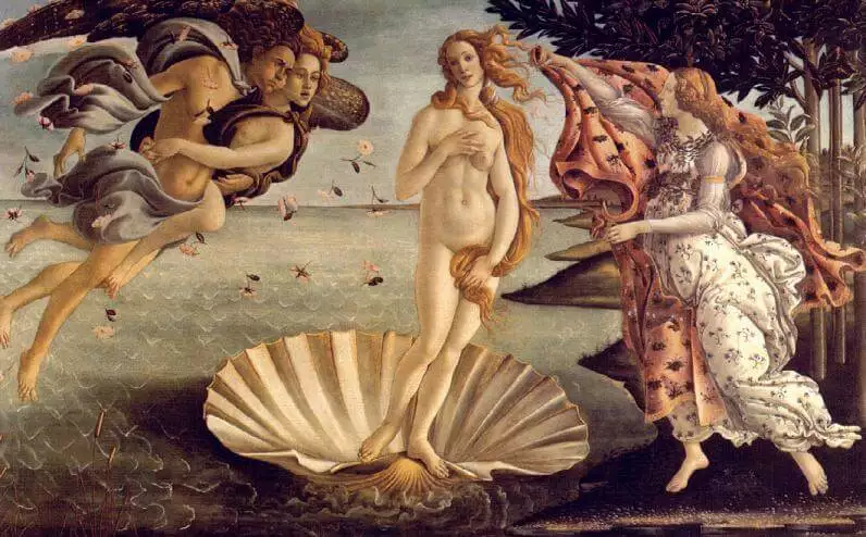 Cuadro de Venus de Botticelli