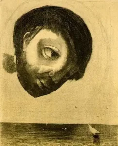 Espíritu guardián de las aguas, Redón, 1878