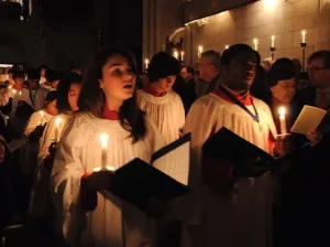 Coro, ejemplo de música de navidad