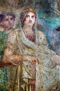 Fresco de la boda de Zeus y Hera, hallado en Pompeya (VI 8 3)