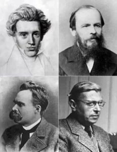 Kierkegaard, Dostoyevsky, Nietzsche y Sartre