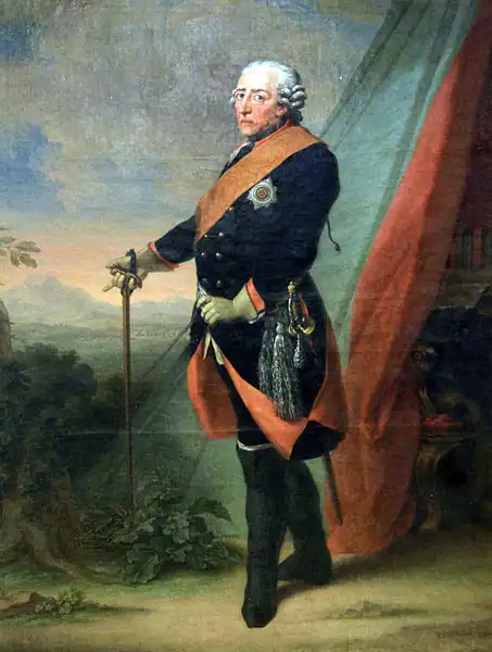 Federico II de Prusia (1783), Johann Christoph Frisch