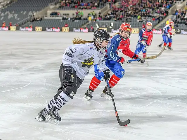Hockey femenino sobre hielo, partida final de la copa sueca