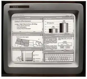 Interfaz comercial del Xerox Star 8010
