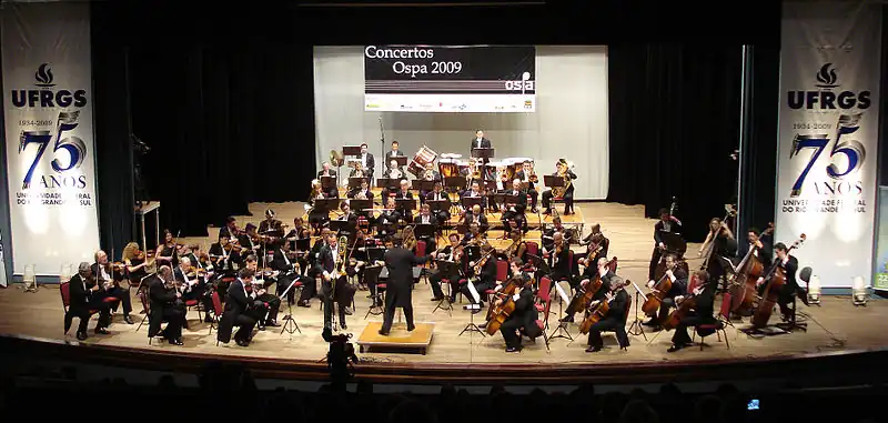 Concierto de la Orquesta Sinfónica de Puerto Alegre en 2009