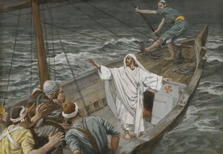 Jesús calmando la tempestad Jesús calmando la tempestad, es uno de los pasajes compartidos de los evangelios sinópticos