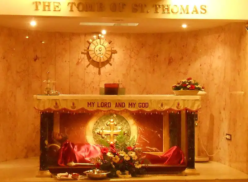 Tumba de Tomás el Apóstol en Mylapore, India