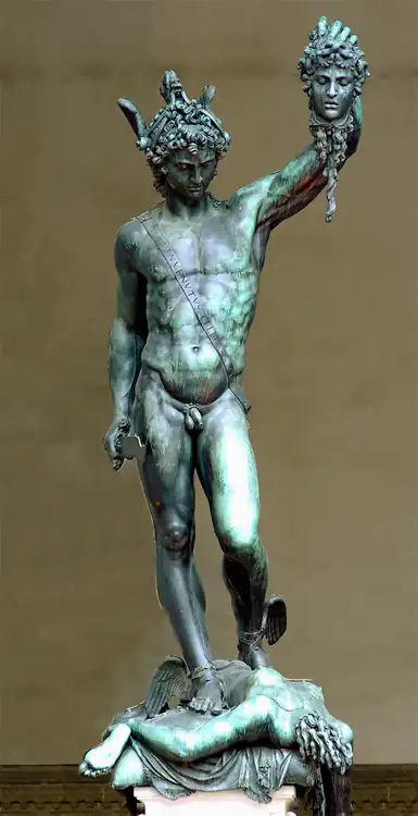 Perseo con la cabeza de Medusa Benvenuto Cellini, Perseo con la cabeza de Medusa, 1545-1554