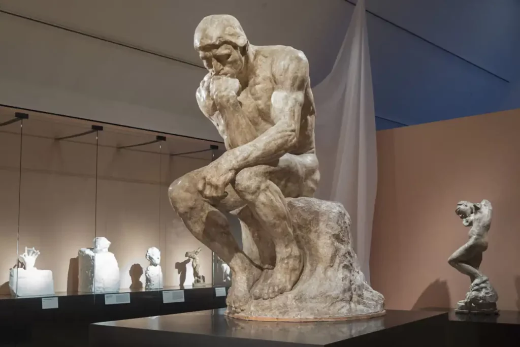 La estatua del pensador de Rodin ha sido el símbolo del pensamiento introspectivo filosófico occidental